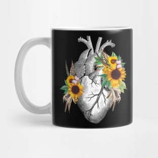 Floral heart 10 Mug